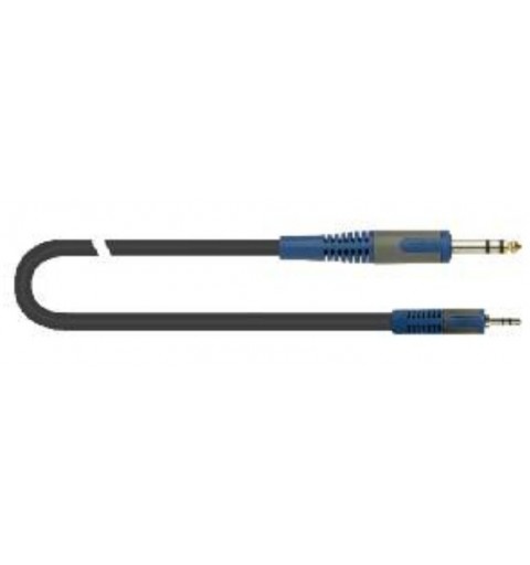 QUIK-LOK RKSA 139-5 Audio-Kabel 5 m 3.5mm 6.35mm Schwarz, Blau, Grau