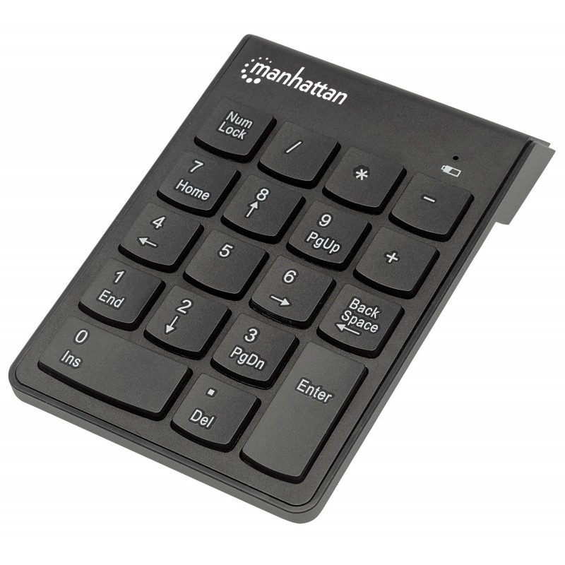 Manhattan 178846 teclado numérico Portátil PC RF inalámbrico Negro