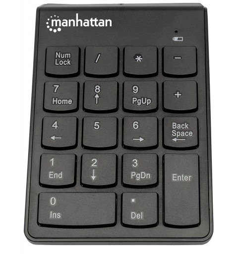 Manhattan 178846 clavier numérique PC portable de bureau RF sans fil Noir