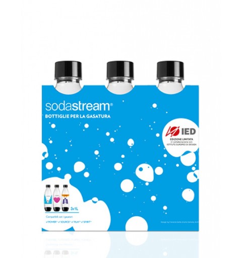 SodaStream 8719128114538 borraccia Uso quotidiano 1000 ml Polietilene tereftalato (PET) Multicolore