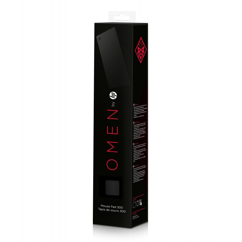 HP OMEN 300 Tappetino per mouse per gioco da computer Grigio