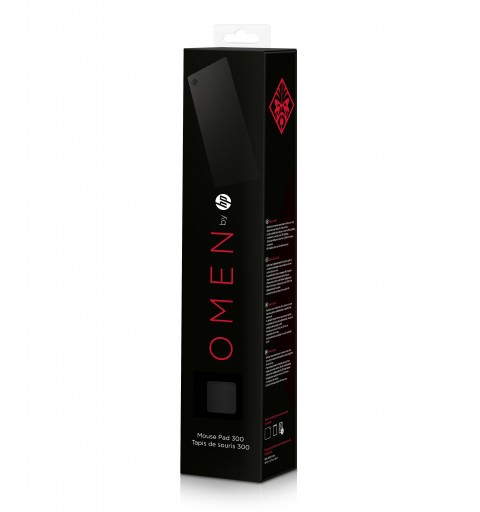 HP OMEN 300 Tappetino per mouse per gioco da computer Grigio