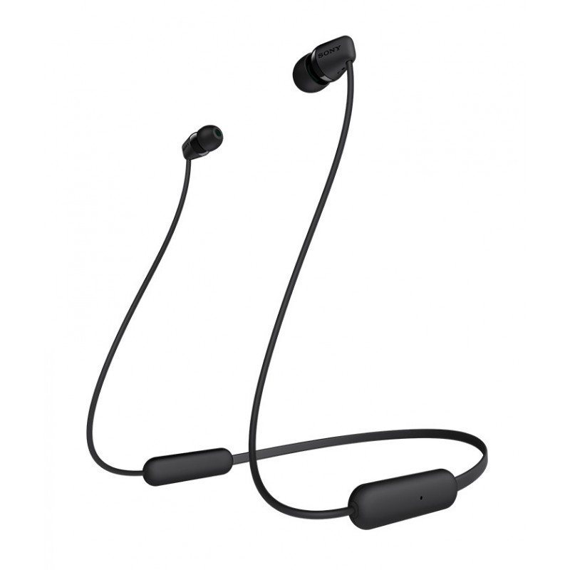 Sony WI-C200 Kopfhörer Kabellos im Ohr, Nackenband Anrufe Musik Bluetooth Schwarz
