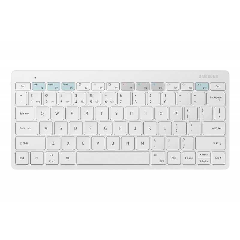 Samsung EJ-B3400 clavier Bluetooth QWERTY Anglais Blanc