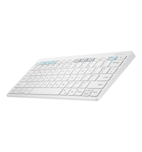 Samsung EJ-B3400 clavier Bluetooth QWERTY Anglais Blanc