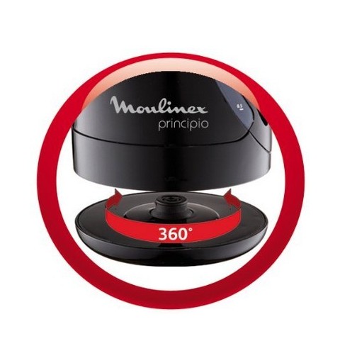 Moulinex Principio tetera eléctrica 1,2 L 2400 W Negro