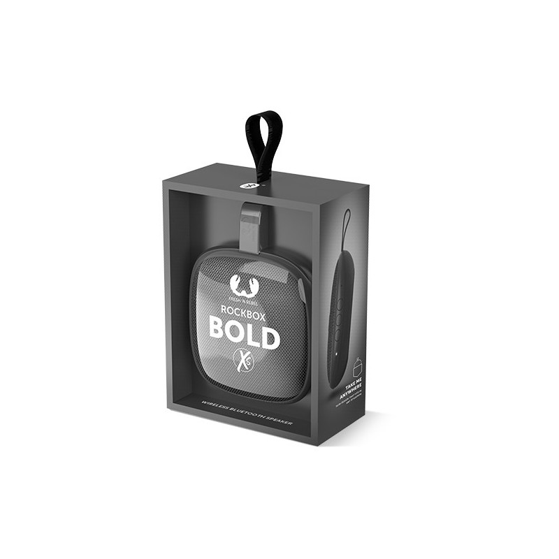 Fresh 'n Rebel Rockbox Bold XS Tragbarer Mono-Lautsprecher Grau 5 W