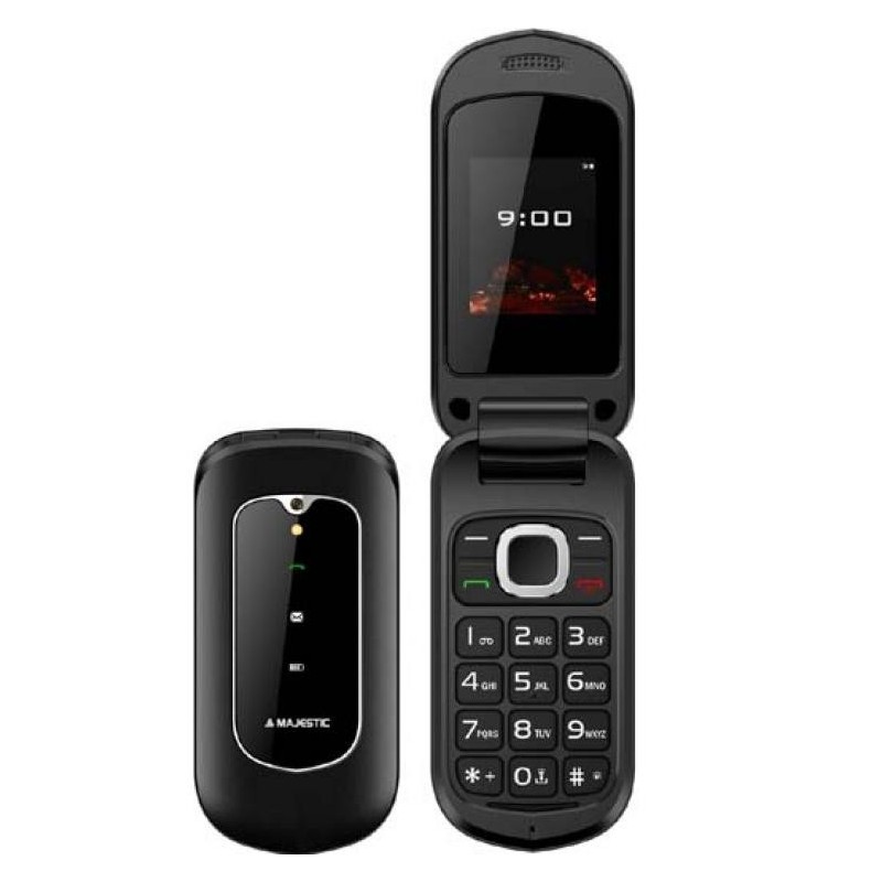 New Majestic Skill 4,5 cm (1.77") 78 g Noir Téléphone pour seniors