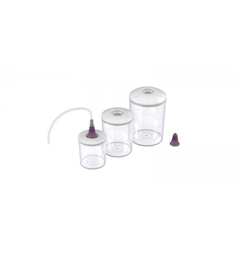 Magic Vac ACO1182 boîte hermétique alimentaire Rond Régler 5,25 L Transparent 3 pièce(s)