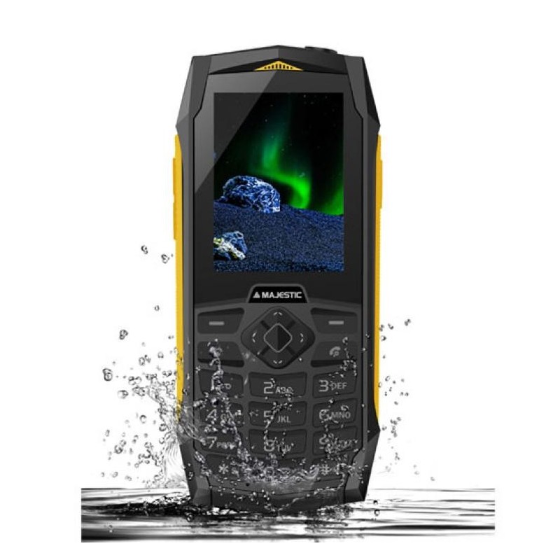 New Majestic Tank 6,1 cm (2.4") 156 g Negro, Naranja Característica del teléfono