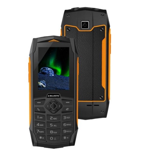 New Majestic Tank 6,1 cm (2.4") 156 g Nero, Arancione Telefono cellulare basico