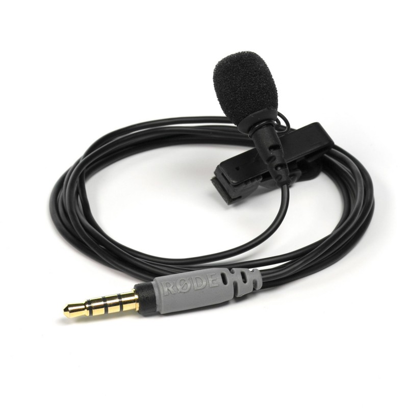 RØDE smartLav+ Black Lavalier Lapel microphone