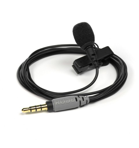 RØDE smartLav+ Black Lavalier Lapel microphone