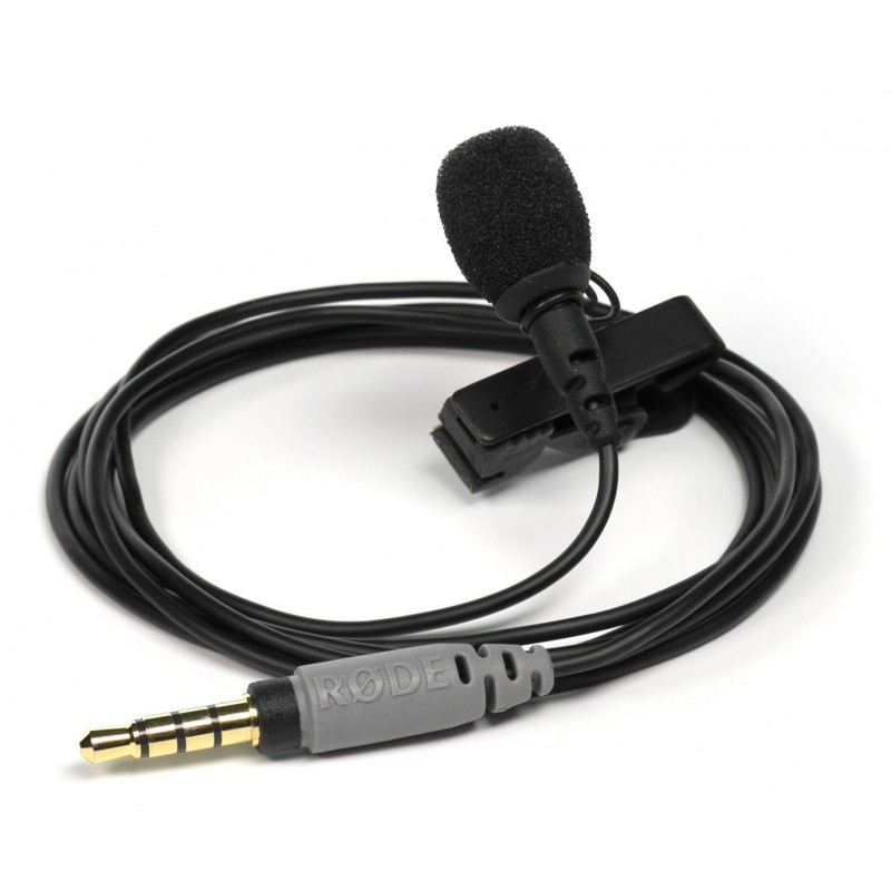 RØDE smartLav+ Black Lavalier Lapel microphone