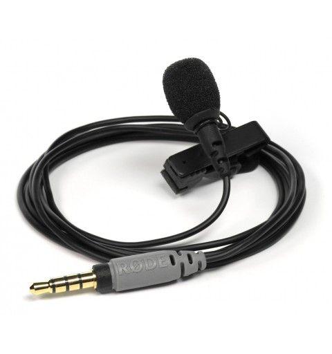 RØDE smartLav+ Black Lavalier Lapel microphone