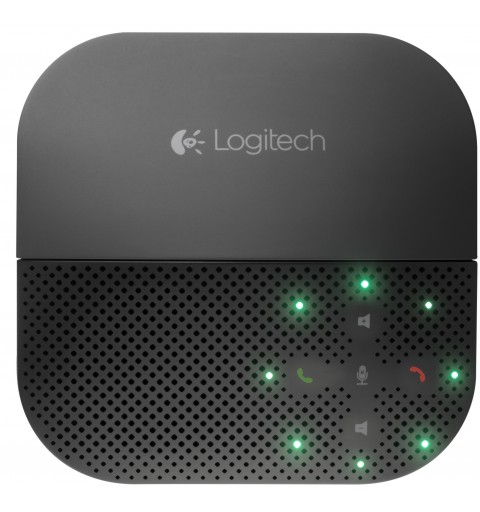 Logitech Mobile Speakerphone P710e altavoz Teléfono móvil USB Bluetooth Negro