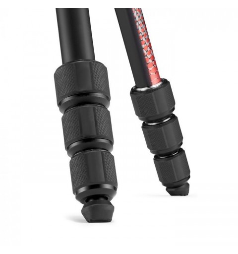 Manfrotto Element MII tripod Digital film cameras 3 leg(s) Black, Red