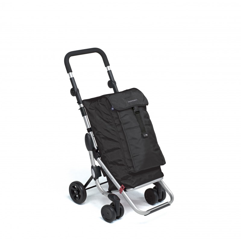 Foppapedretti Go Up Aluminium, Black Trolley bag