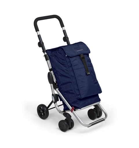 Foppapedretti Go Up Alluminio, Nero, Blu marino Borsa trolley