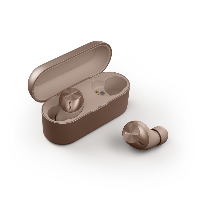 Technics EAH-AZ40E-N cuffia e auricolare Wireless In-ear Musica e Chiamate USB tipo-C Bluetooth Oro rosa