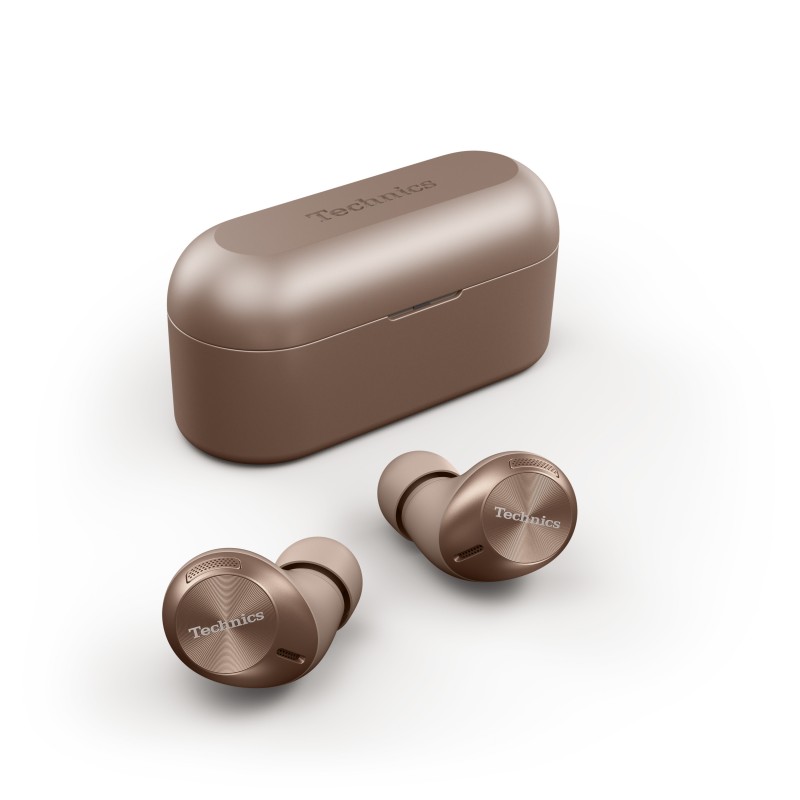 Technics EAH-AZ40E-N cuffia e auricolare Wireless In-ear Musica e Chiamate USB tipo-C Bluetooth Oro rosa