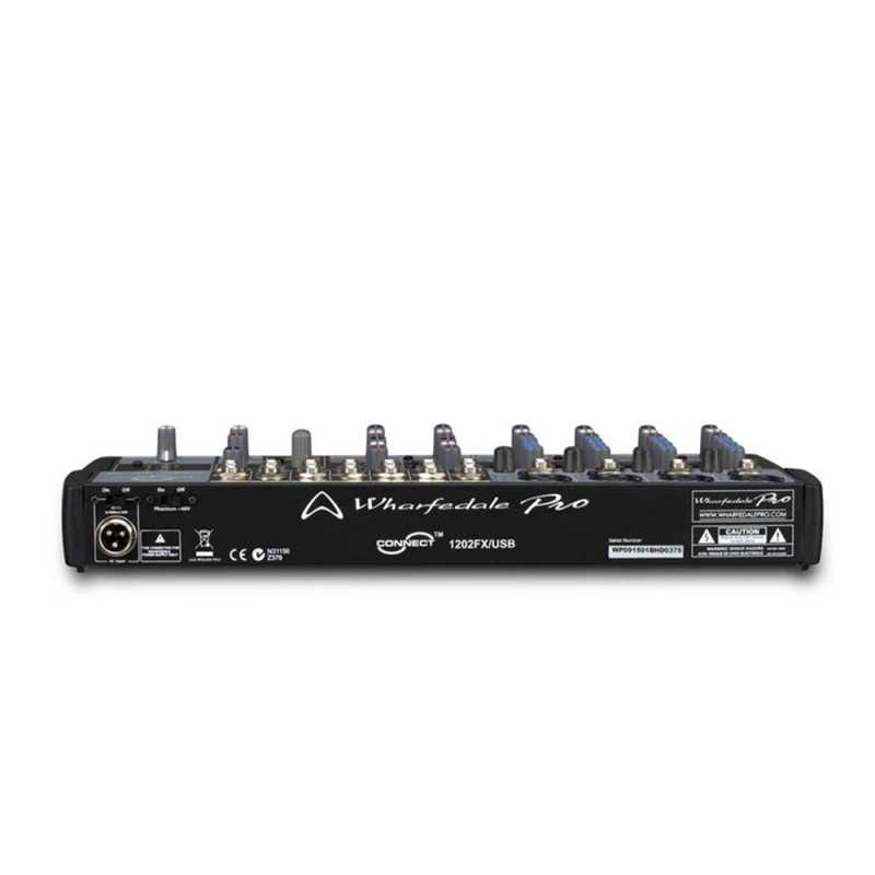 Wharfedale Pro 1202FX USB 4 canaux Noir