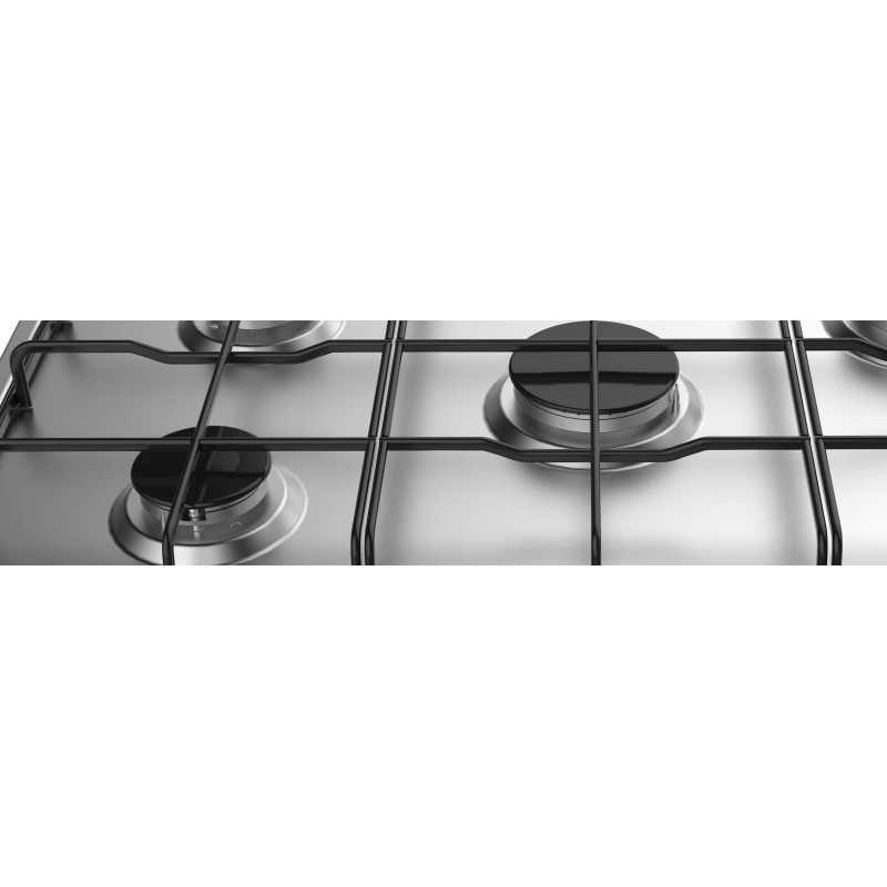 Indesit THP 752 IX I hobs Acero inoxidable Integrado 73 cm Encimera de gas 5 zona(s)