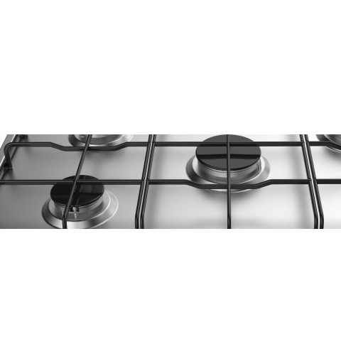 Indesit THP 752 IX I hobs Acero inoxidable Integrado 73 cm Encimera de gas 5 zona(s)