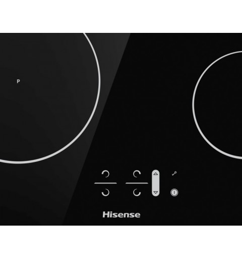Hisense I6421C hob Black Built-in 60 cm Zoneless induction hob 4 zone(s)