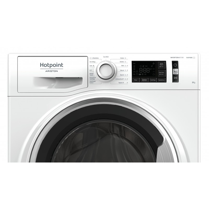 Hotpoint NR548GWSA IT N lavatrice Caricamento frontale 8 kg 1400 Giri min B Bianco