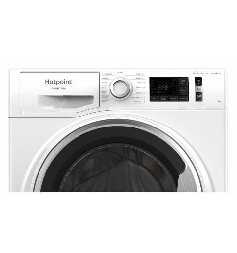 Hotpoint NR548GWSA IT N lavatrice Caricamento frontale 8 kg 1400 Giri min B Bianco