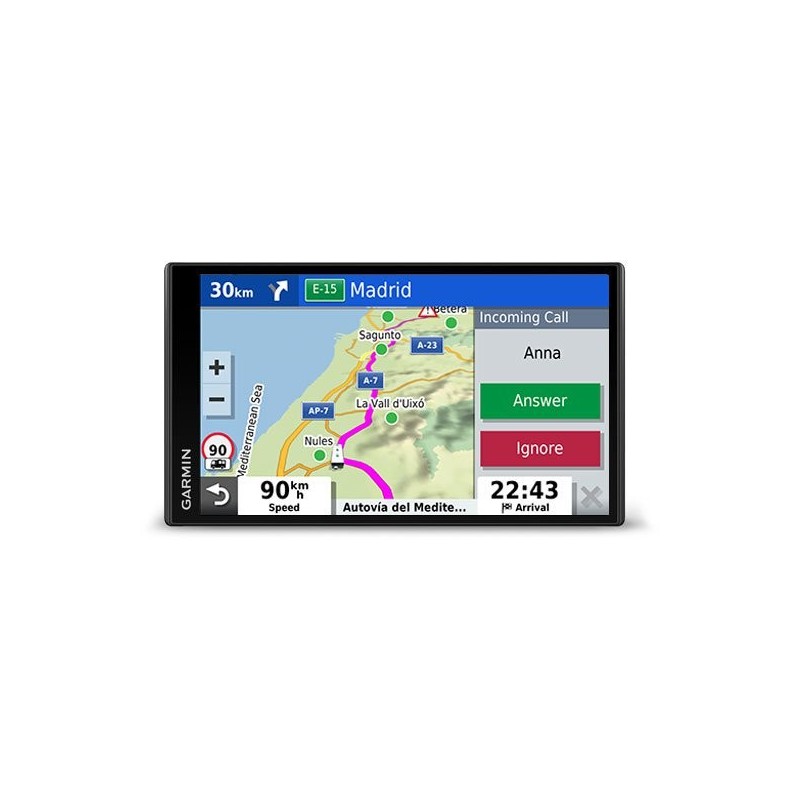 Garmin Camper 780 Navigationssystem Handgeführt 17,6 cm (6.95 Zoll) TFT Touchscreen 239,6 g Schwarz