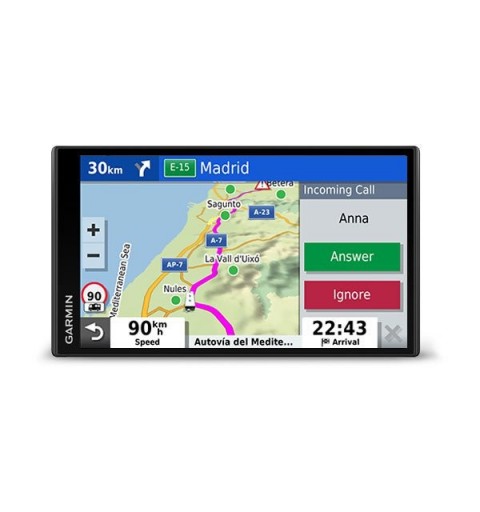 Garmin Camper 780 navigateur À la main 17,6 cm (6.95") TFT Écran tactile 239,6 g Noir
