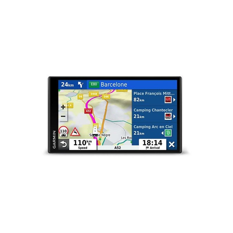 Garmin Camper 780 Navigationssystem Handgeführt 17,6 cm (6.95 Zoll) TFT Touchscreen 239,6 g Schwarz