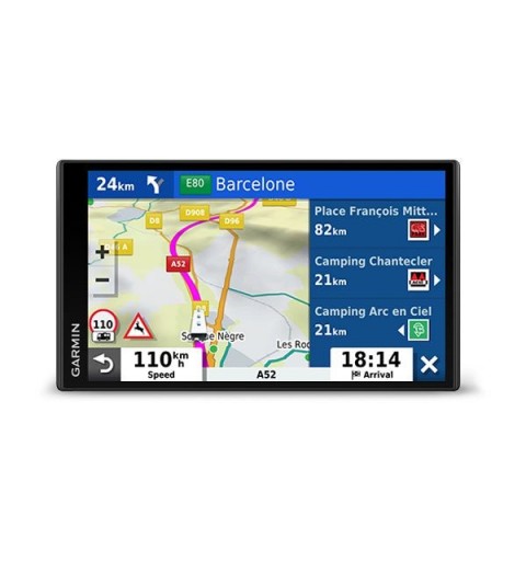 Garmin Camper 780 Navigationssystem Handgeführt 17,6 cm (6.95 Zoll) TFT Touchscreen 239,6 g Schwarz