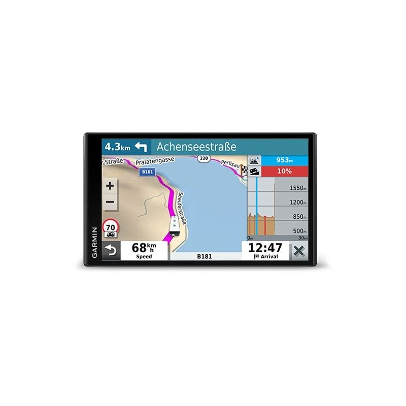 Garmin Camper 780 Navigationssystem Handgeführt 17,6 cm (6.95 Zoll) TFT Touchscreen 239,6 g Schwarz