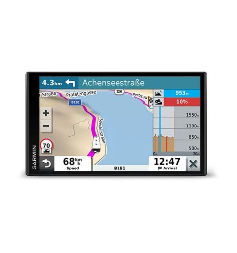 Garmin Camper 780 navigator Handheld 17.6 cm (6.95") TFT Touchscreen 239.6 g Black