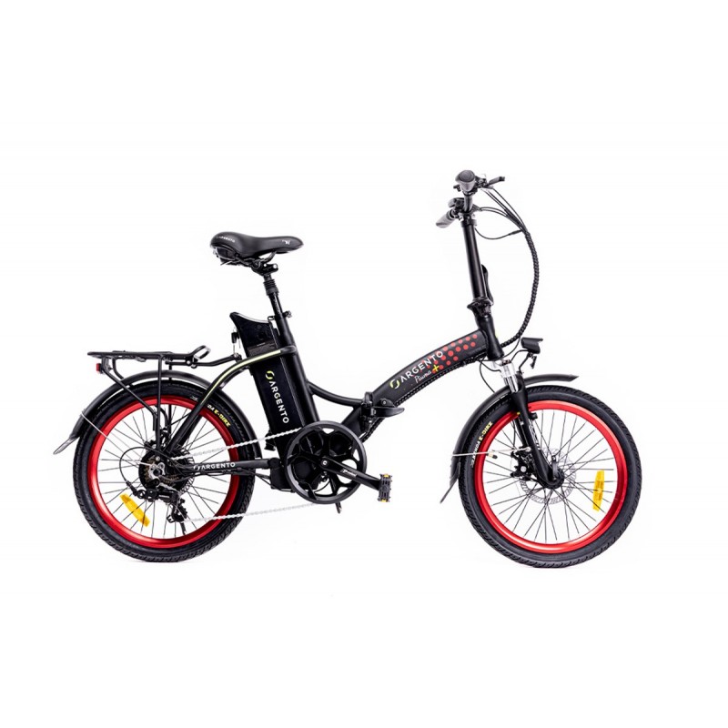 Argento Bike Piuma+ Schwarz, Grau, Rot Aluminium 50,8 cm (20 Zoll) 19,1 kg