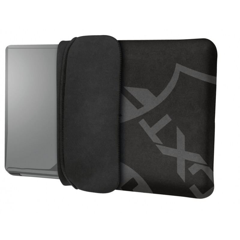 Trust GXT 1244 notebook case 43.9 cm (17.3") Sleeve case Black, Grey