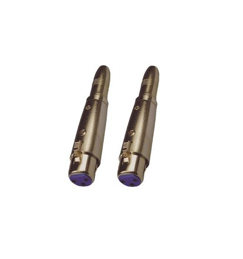 Karma Italiana CA 8232 Kabeladapter XLR 6.3mm Bronze