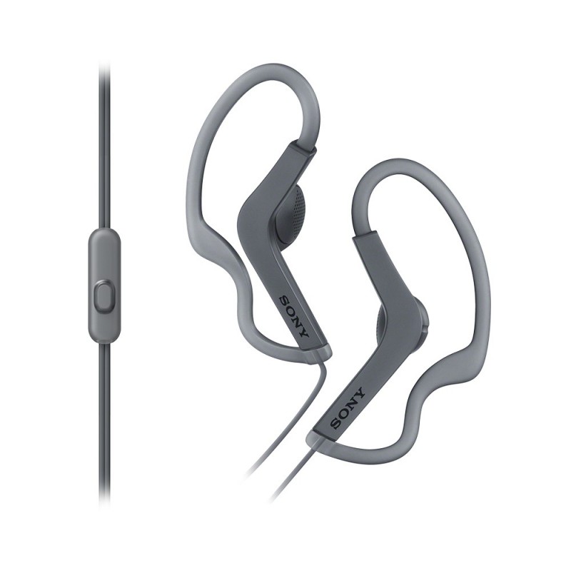 Sony MDRAS210APB Casque Avec fil Crochets auriculaires Sports Noir