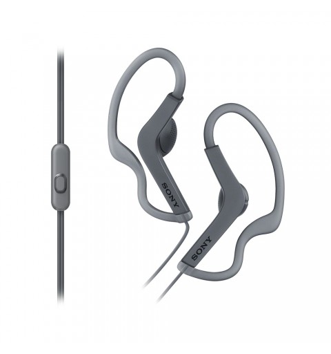 Sony MDRAS210APB Casque Avec fil Crochets auriculaires Sports Noir