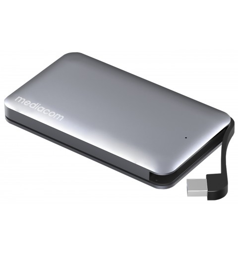 Mediacom M-HDSB3AS Speicherlaufwerksgehäuse HDD-Gehäuse Grau 2.5 Zoll