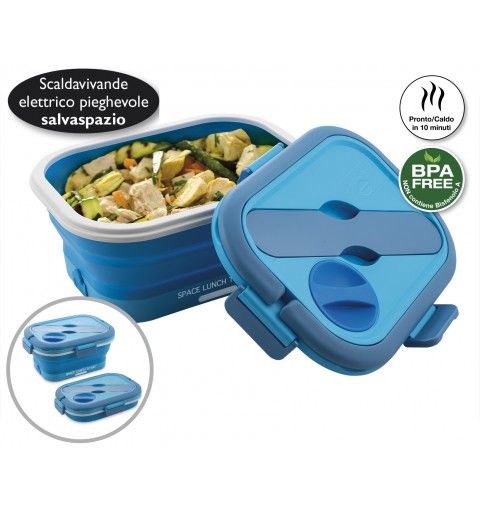 Macom Space Lunch To Go 35 W 0,8 L Bleu, Blanc Adulte