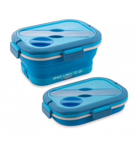 Macom Space Lunch To Go 35 W 0.8 L Blue, White Adult