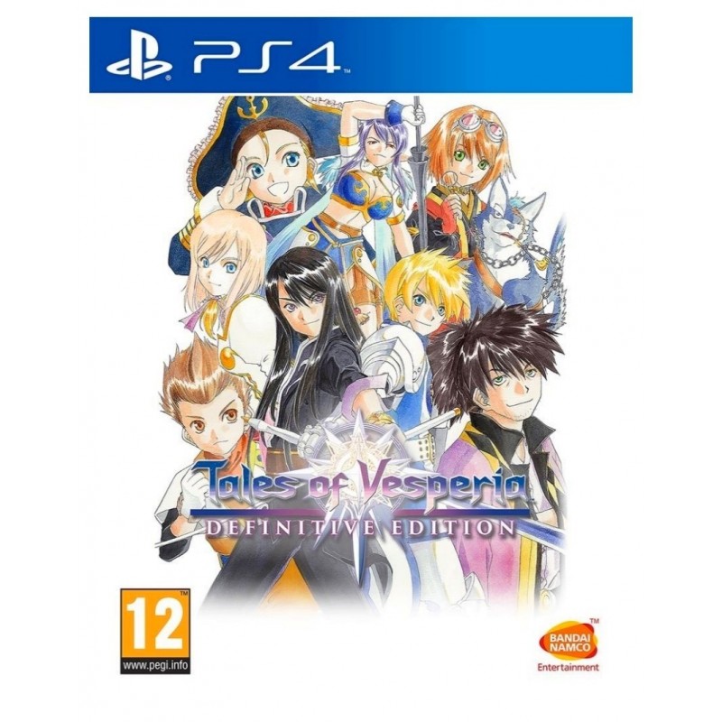 BANDAI NAMCO Entertainment Tales of Vesperia Definitive Edition, PS4 Definitiva Inglés, Italiano PlayStation 4