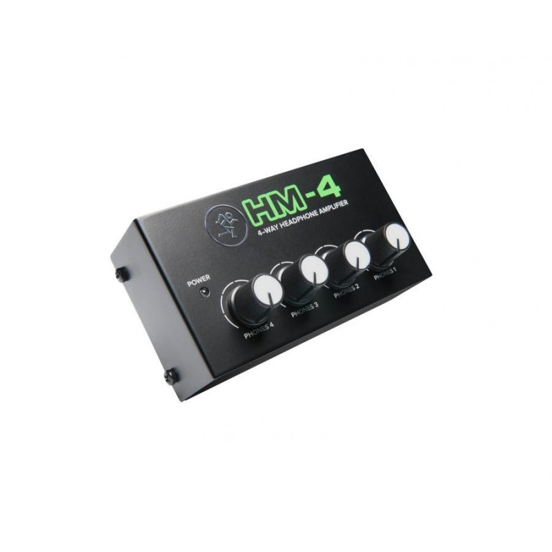 Mackie HM-4 amplificatore per cuffia Nero