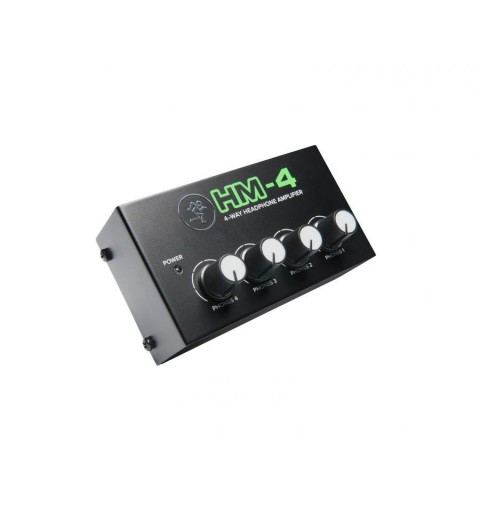 Mackie HM-4 amplificatore per cuffia Nero