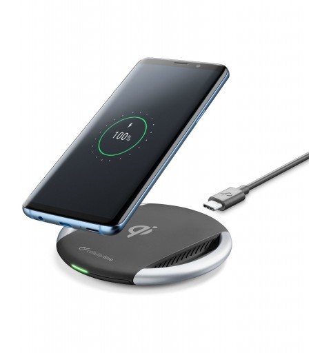 Cellularline Wireless Fast Charger Pad - Samsung, Apple and other Wireless Smartphones Wireless pad 10W con alimentatore