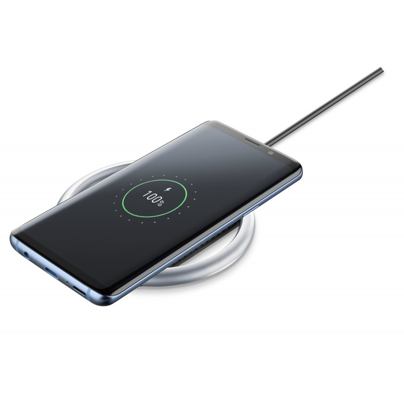 Cellularline Wireless Fast Charger Pad - Samsung, Apple and other Wireless Smartphones Wireless pad 10W con alimentatore